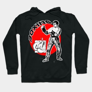 Boxing gloves and fighter athlete Hoodie